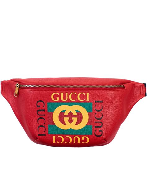 fanny pack gucci red|Gucci fanny pouch.